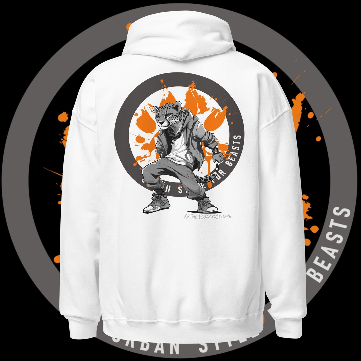 Cheetah Grayscale - Unisex Hoodie