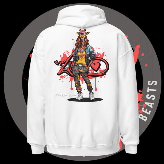 Giraffe Queen Full Color - Unisex Hoodie