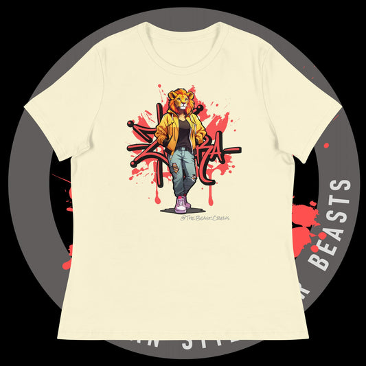Lioness Queen Full Color - Women's Relaxed T-Shirt