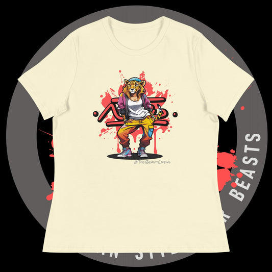 Cheetah Queen Full Color - Women's Relaxed T-Shirt