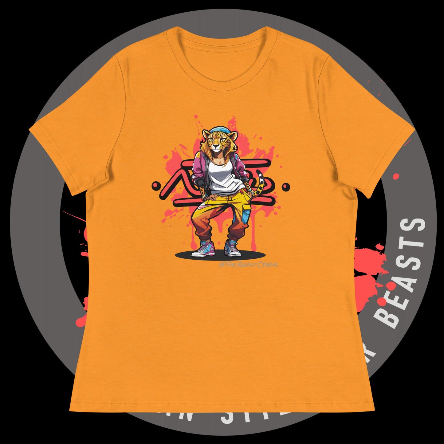 Cheetah Queen Full Color - Women's Relaxed T-Shirt