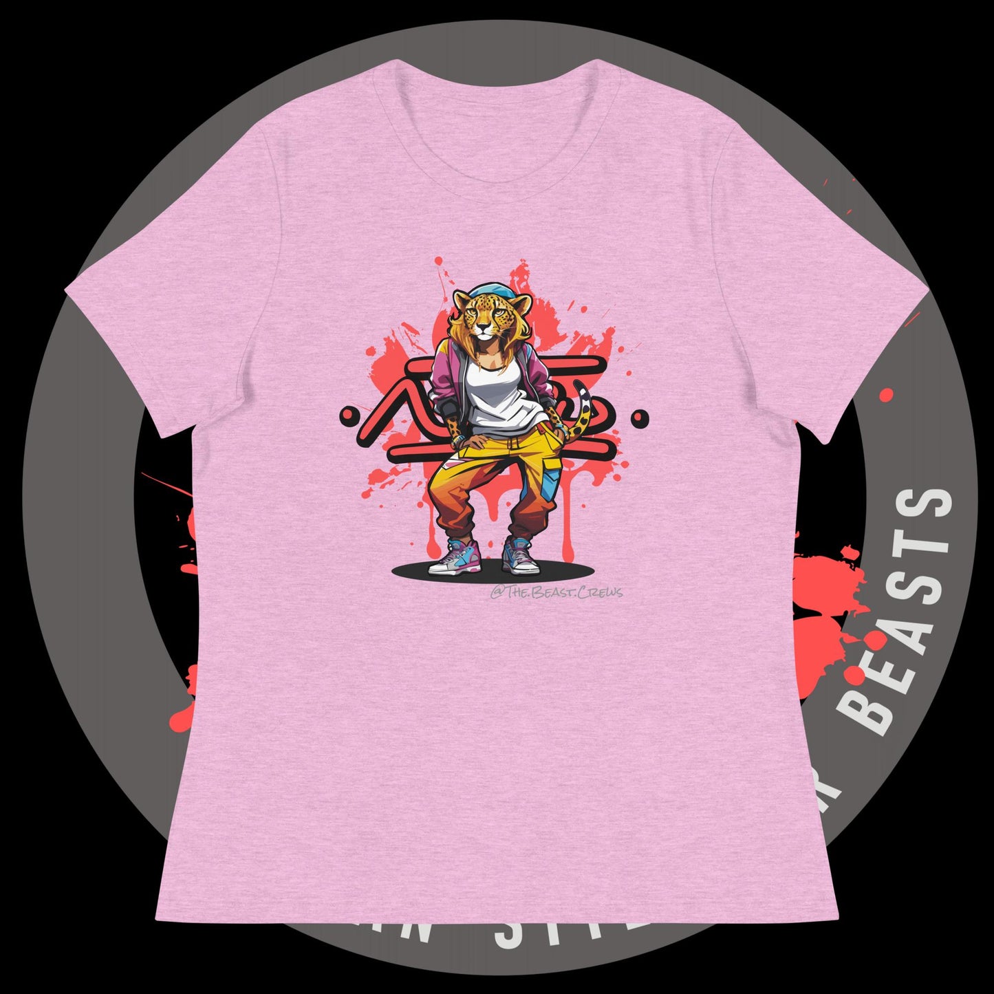 Cheetah Queen Full Color - Women's Relaxed T-Shirt