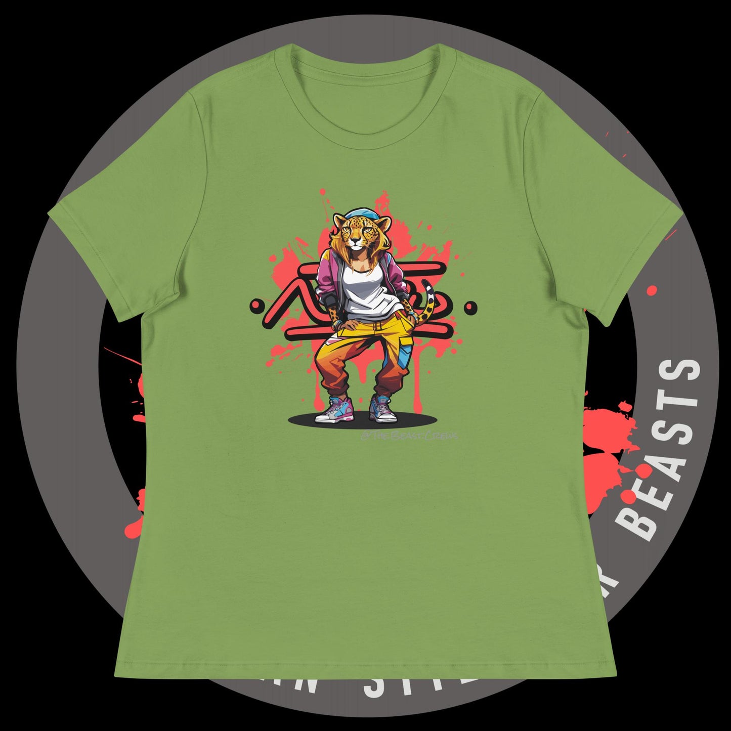 Cheetah Queen Full Color - Women's Relaxed T-Shirt