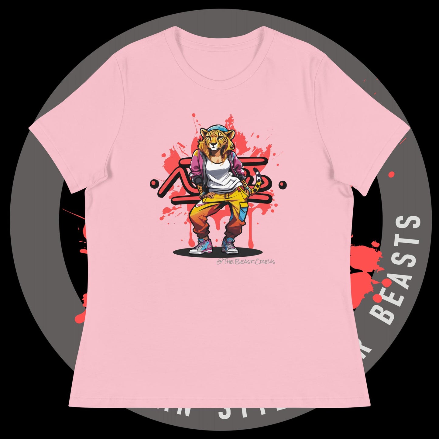 Cheetah Queen Full Color - Women's Relaxed T-Shirt